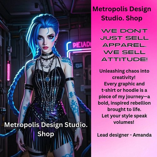 We don't just sell apparel. We sell Attitude! - MetropolisDesignStudio.Shop