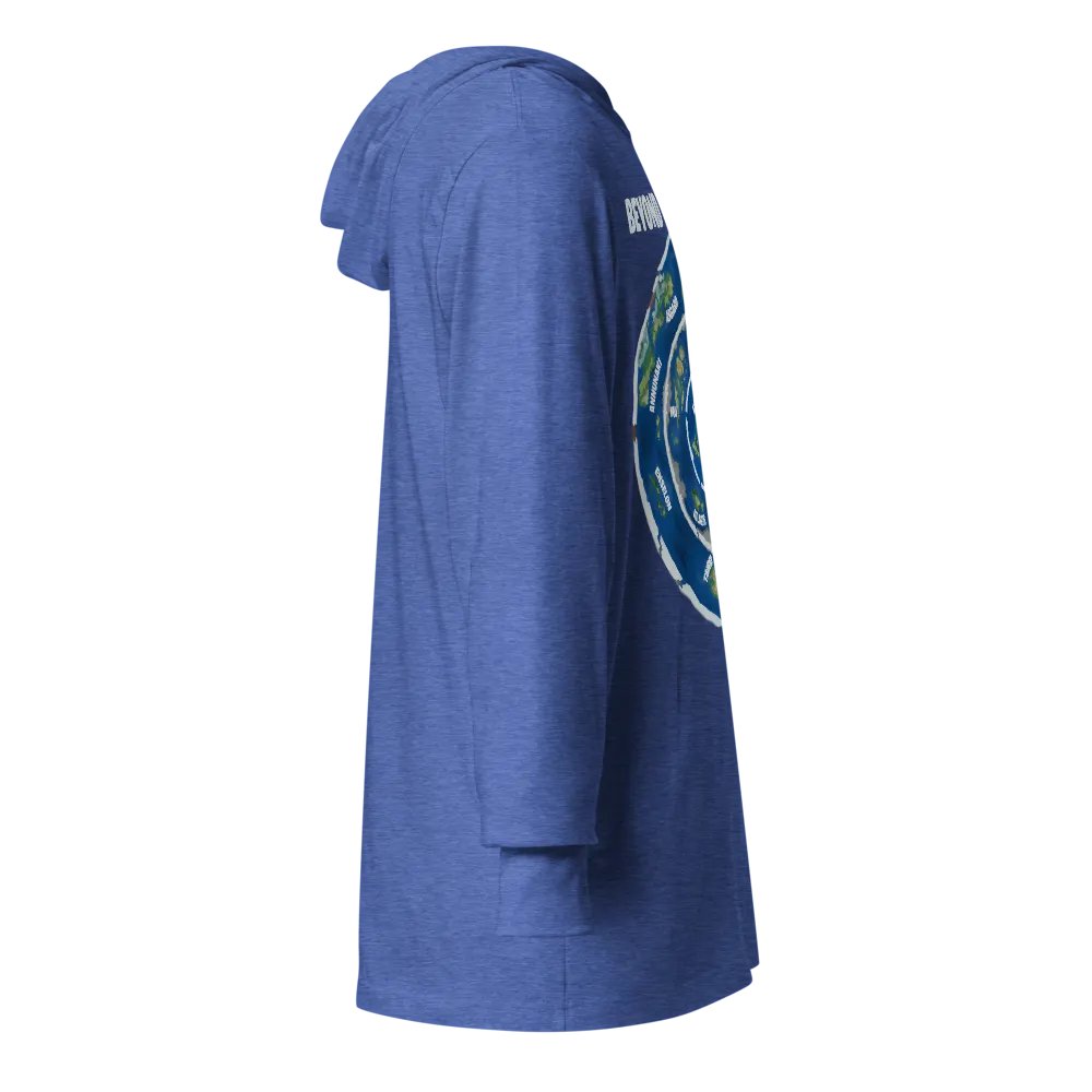 Unisex Hooded Tee Beyond the Ice Wall Map product image (25)