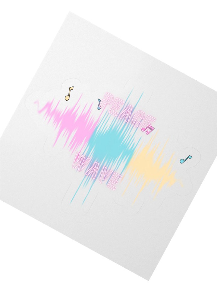 Peace Wave Sticker product image (2)