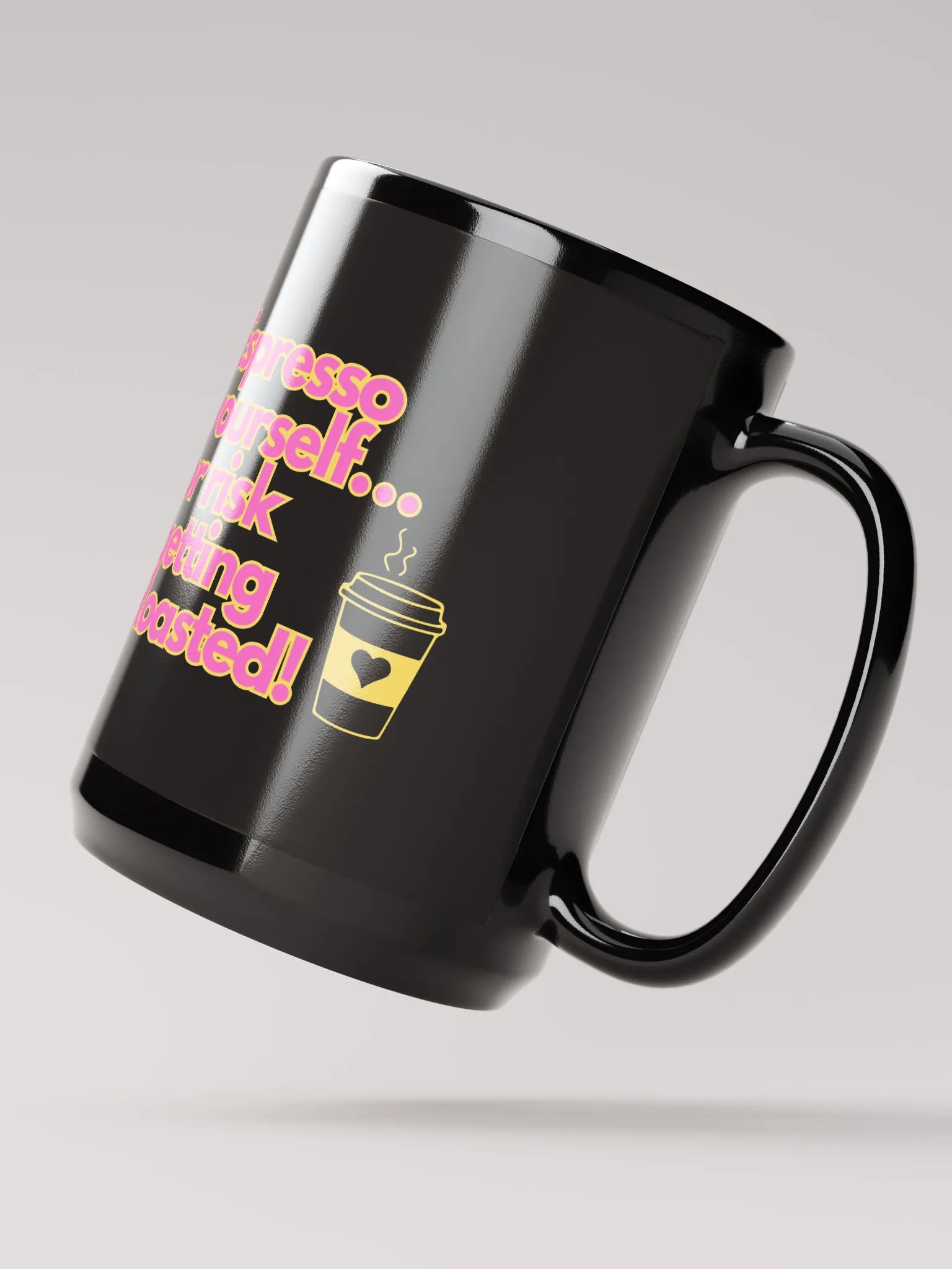 Cellar 8T Coffee - Roasted - Gloss Black Mug product image (2)