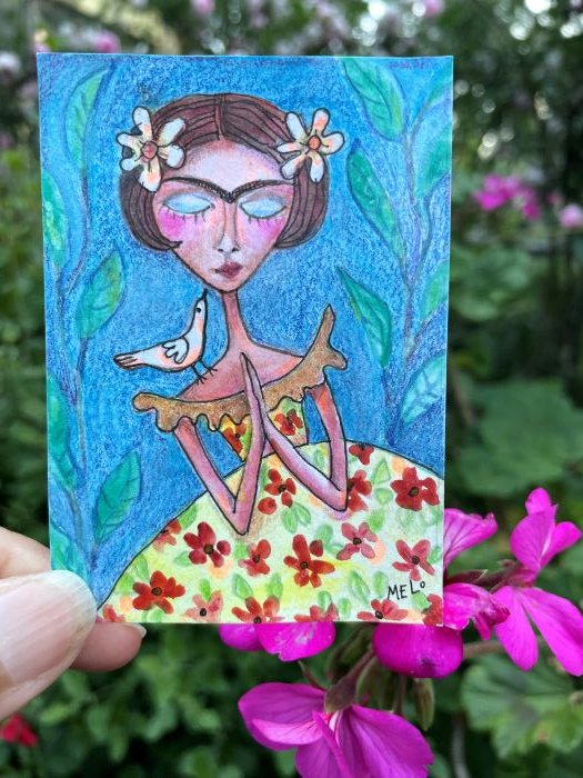 Frida Kahlo & Pet Bird product image (1)