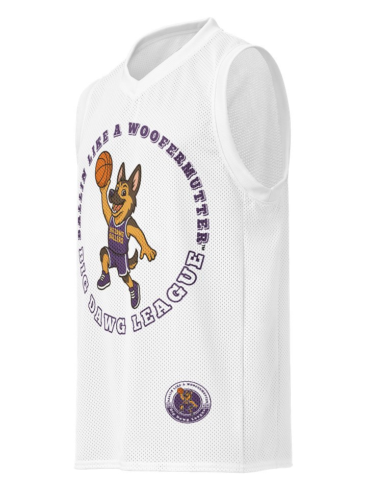 German Shepherd Ballin Like A WooferMutter™ Premium Basketball Jersey product image (2)