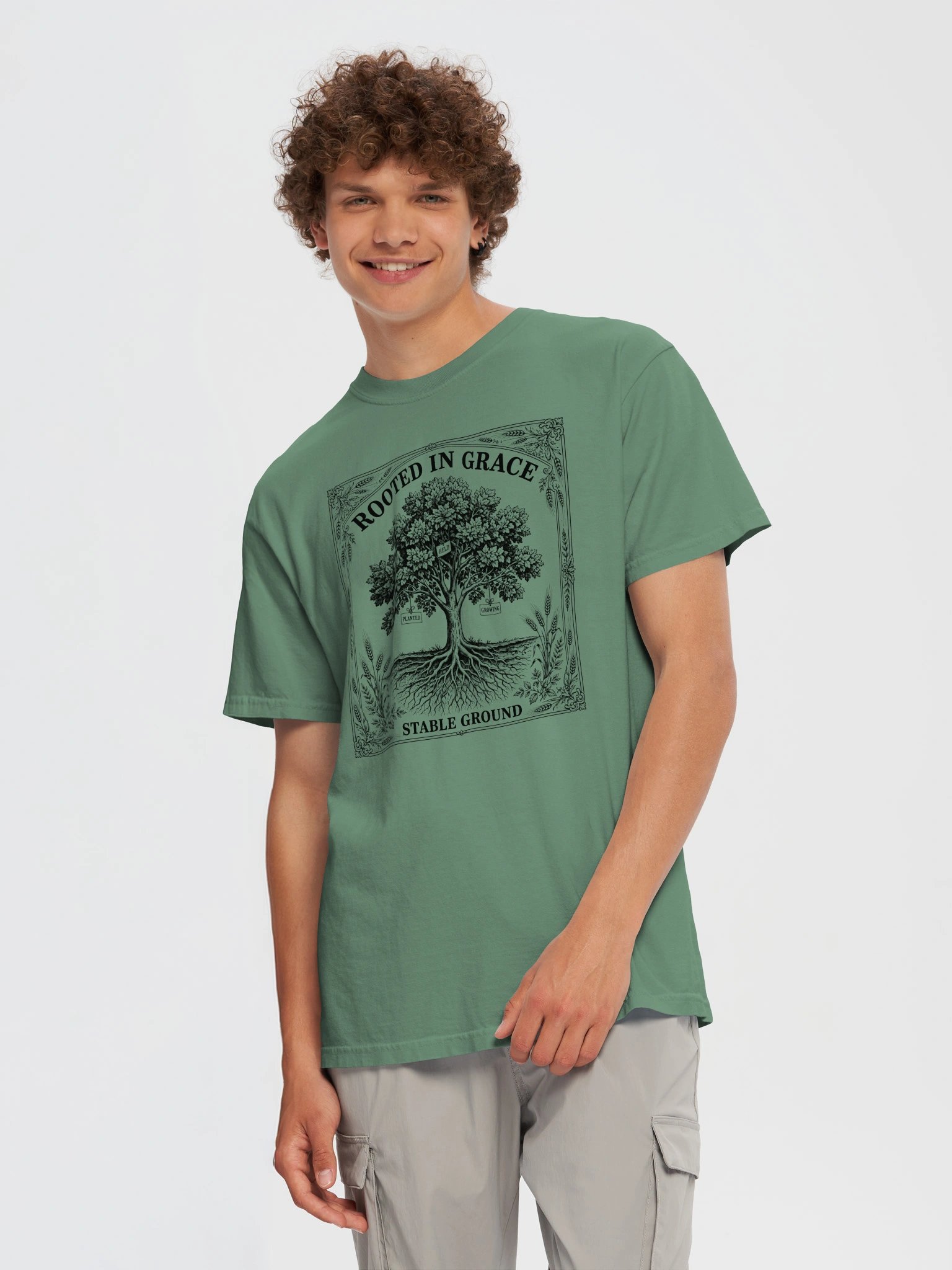 Rooted in Grace Tee product image (5)