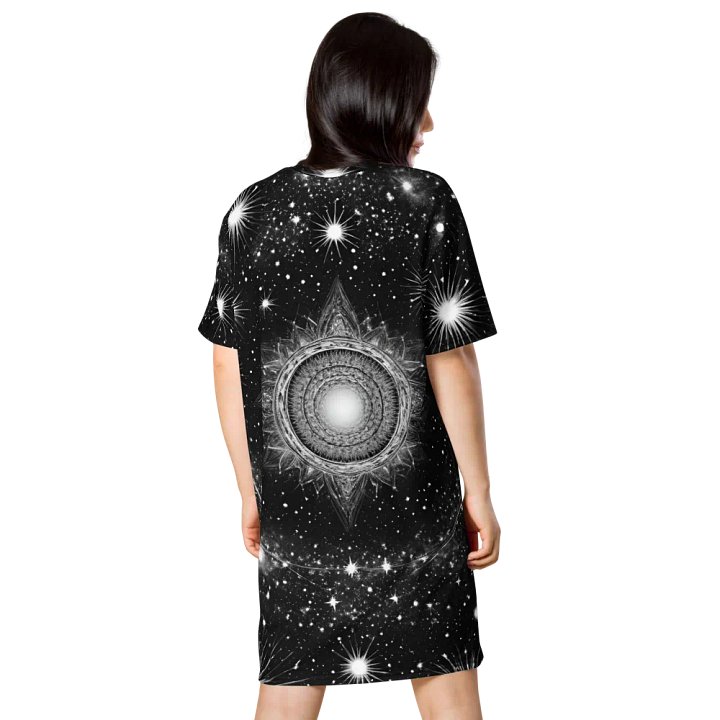 Celestial Symmetry T-Shirt Dress product image (2)