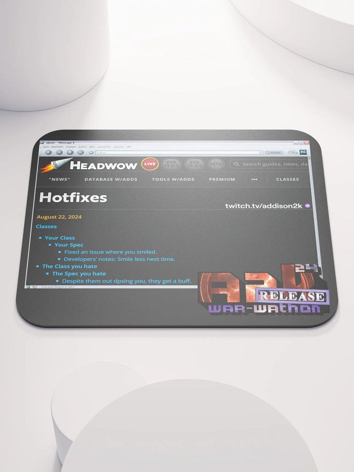 a2kMousePad NERF(TWW^24)RELEASE product image (1)