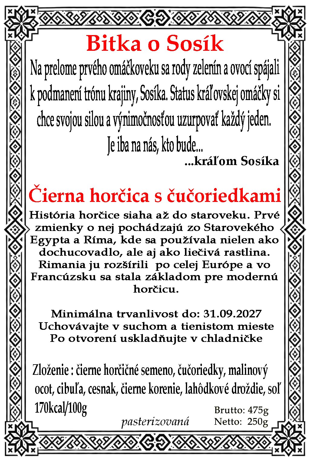 Čierna horčica s čučoriedkami product image (2)