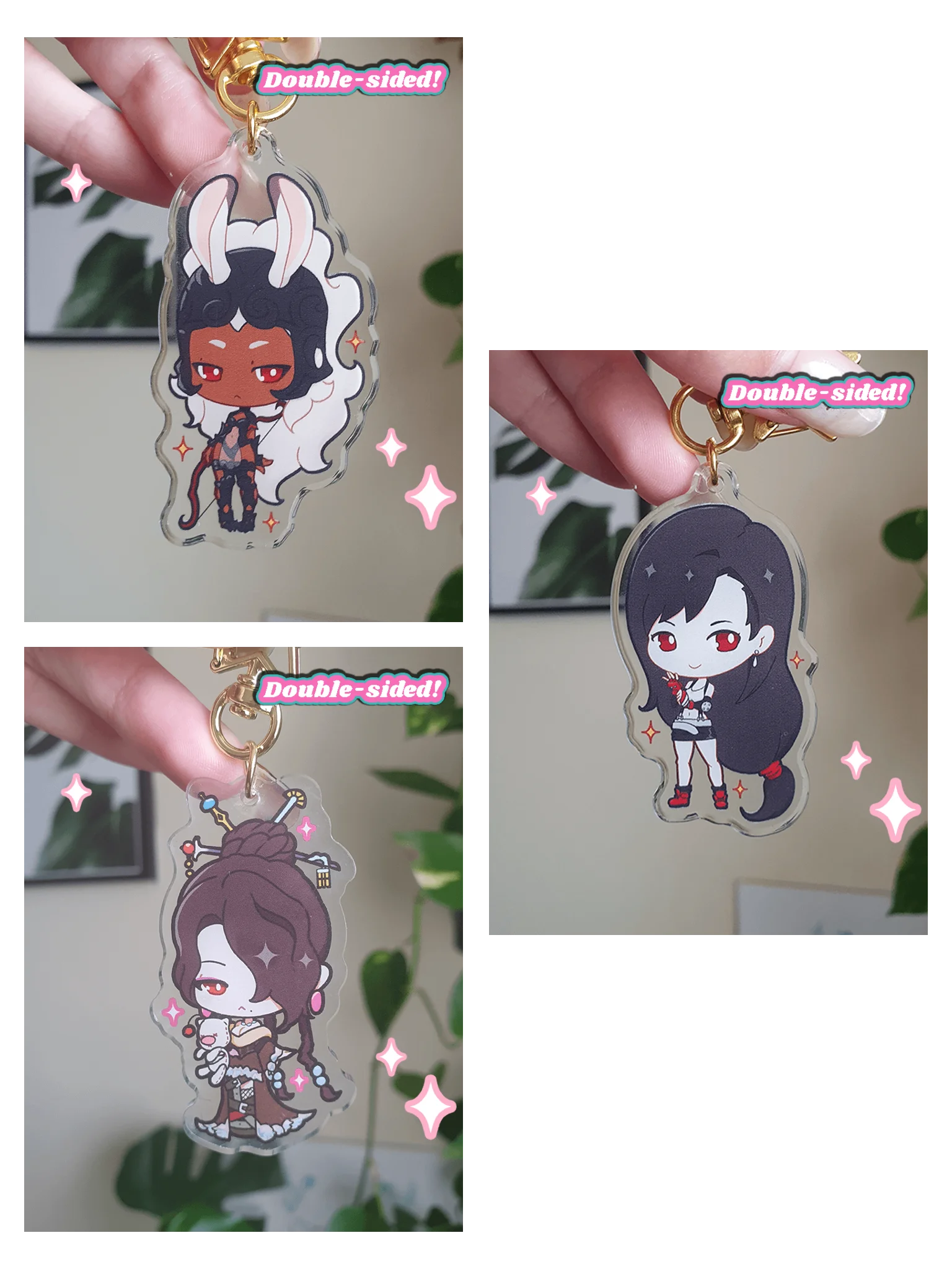 Fantasy Girls Acrylic Charm bundle product image (1)