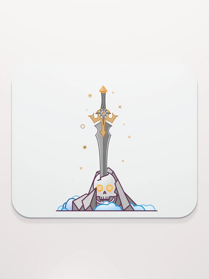 Sword in the Skull - Argent Variation - Mouse Pad product image (2)