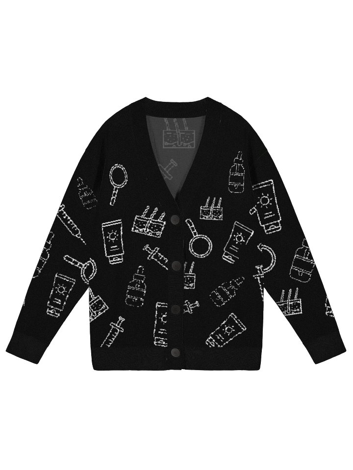 Dermatology Knit Cardigan - Black product image (1)