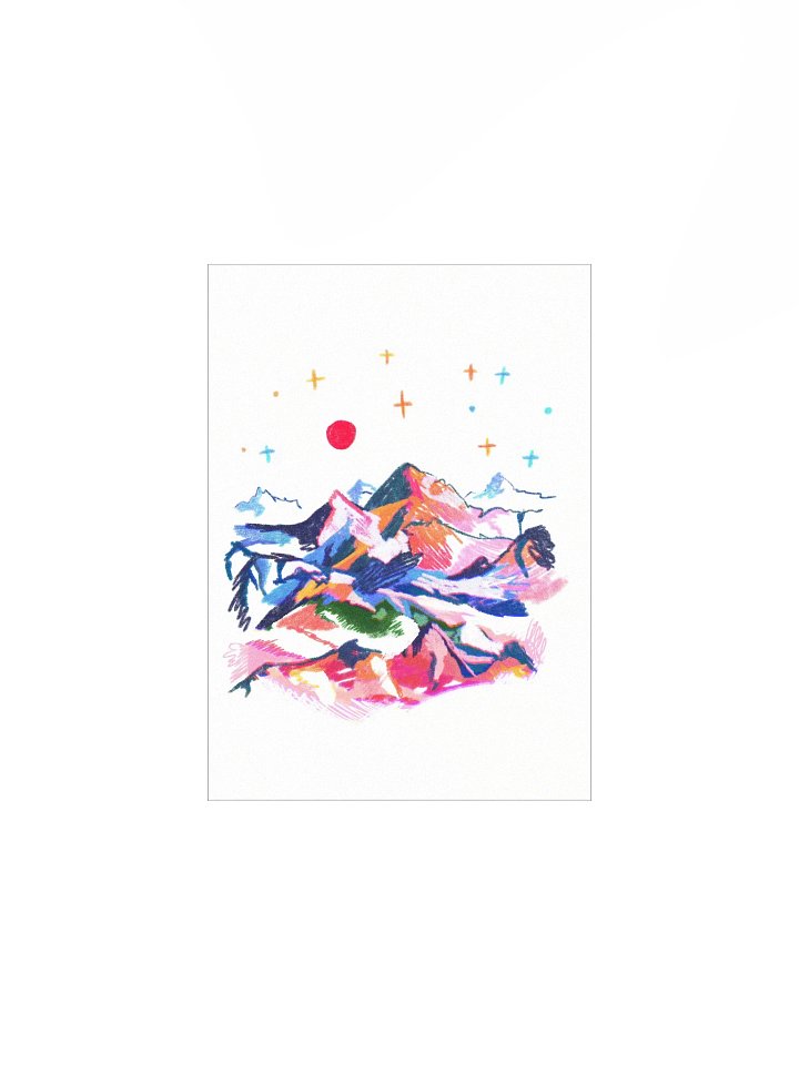 Colorful Mountains Print product image (2)