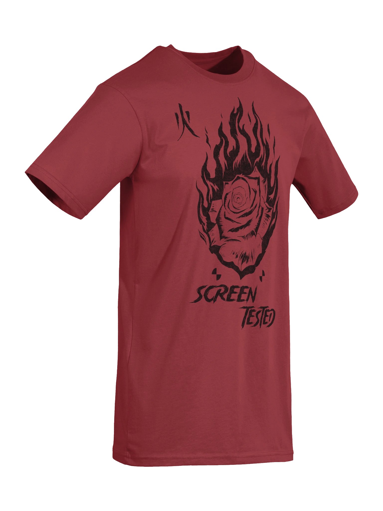 Flame Rose Tee Red product image (8)