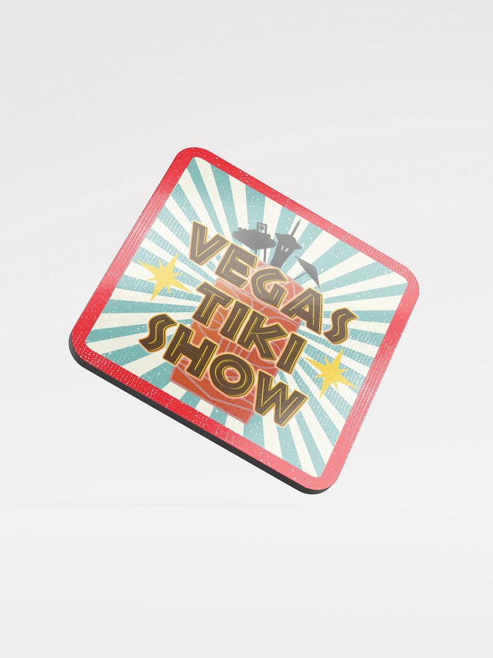The Vegas Tiki Show Cork Coaster product image (1)