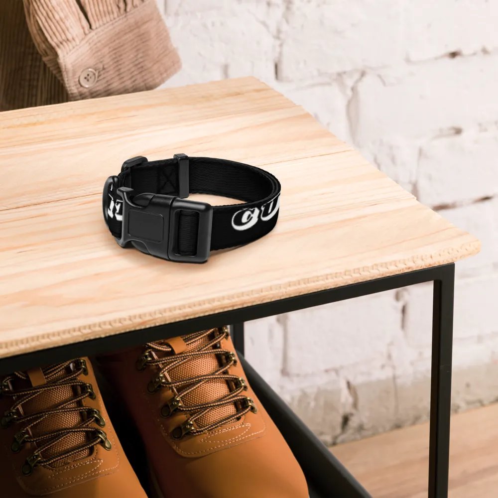 Pet Collar with Heartfelt Words ⚫️ ⚪️ Cuddle Play Repeat product image (1)