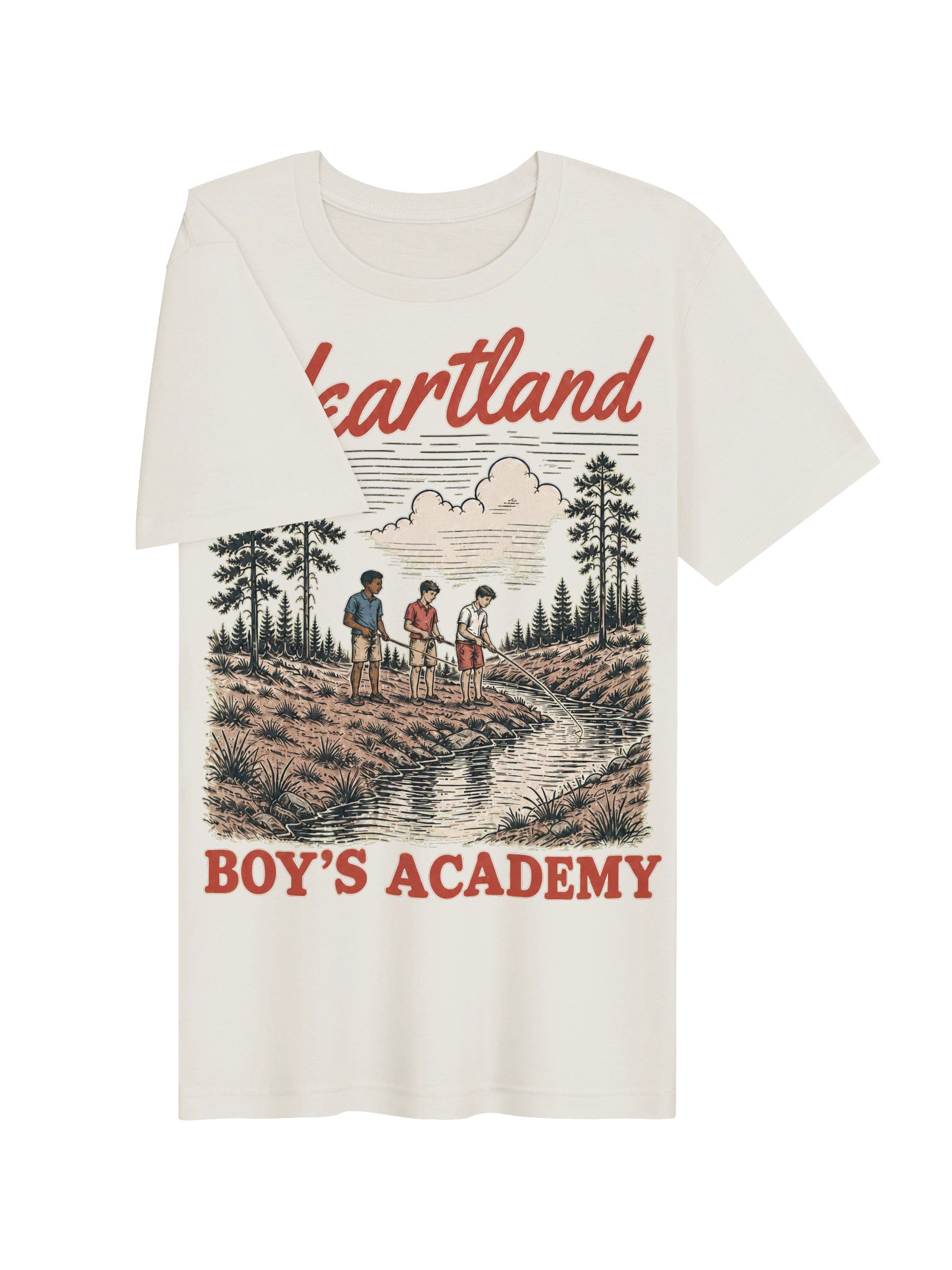 Heartland Boy’s Academy Vintage Fishing Tee product image (3)
