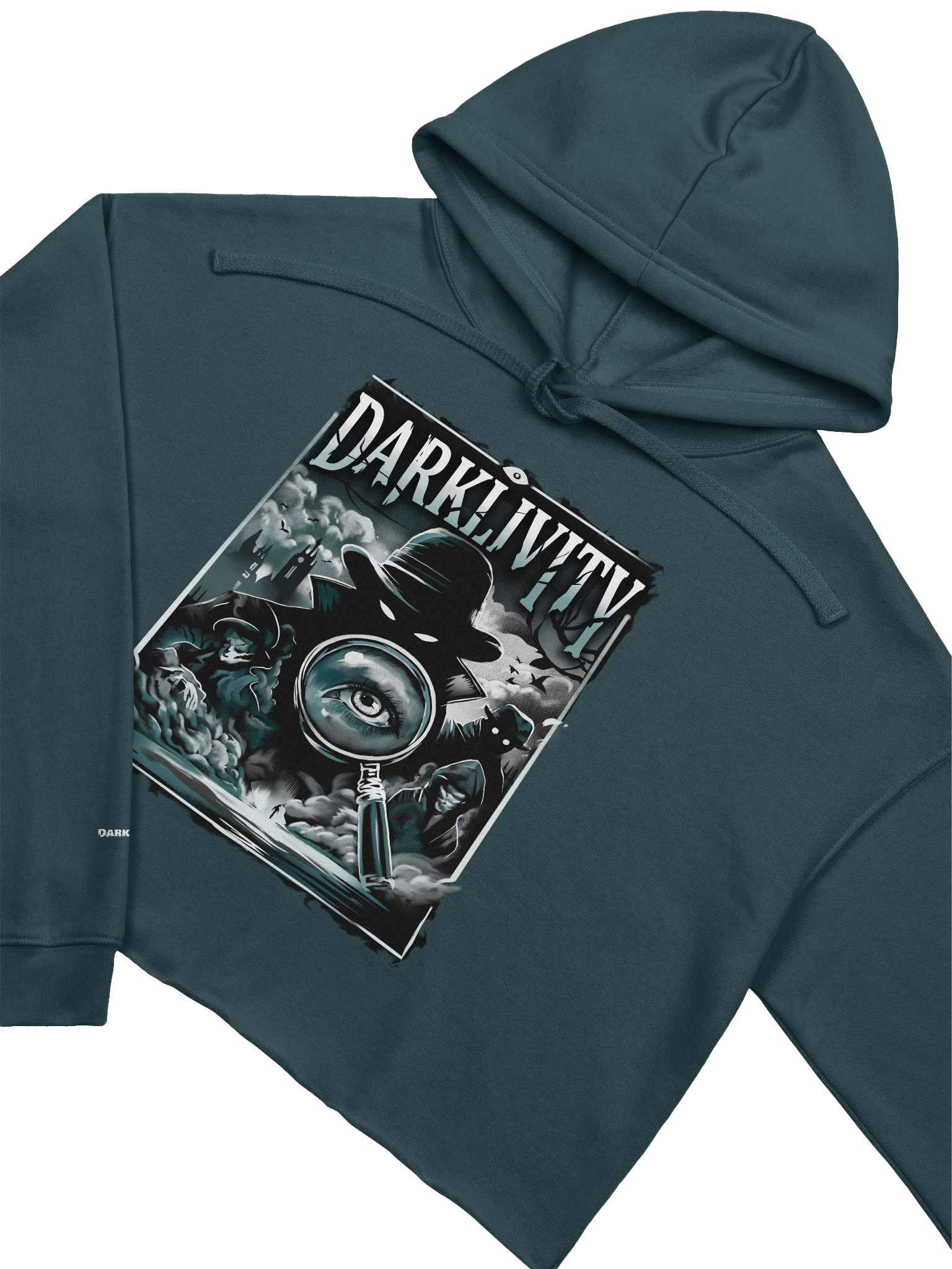 DARKLIVITY Phantom Detective Crop Hoodie product image (6)
