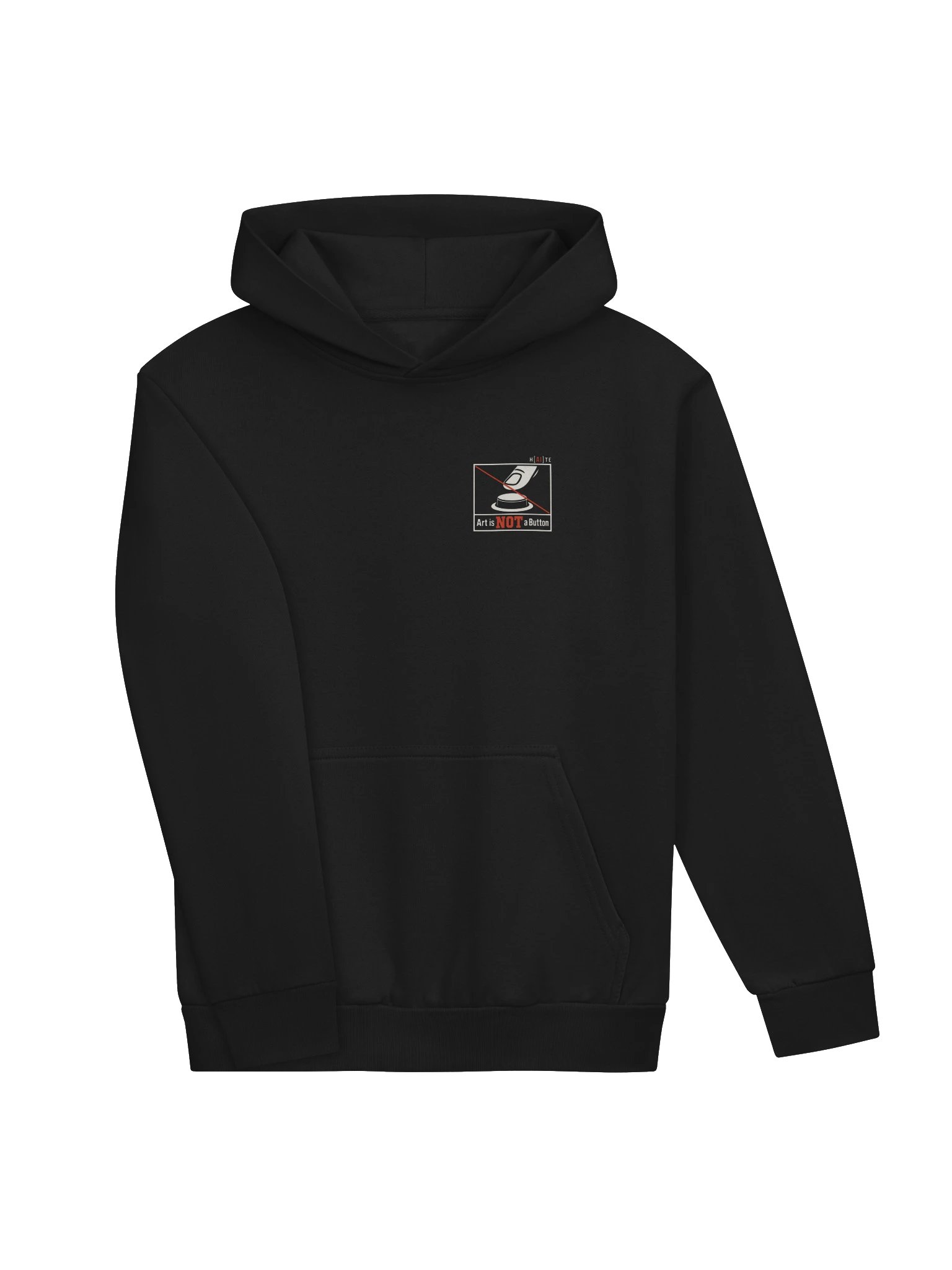 Art Is Not a Button: Broken Button | Pullover Hoodie product image (3)