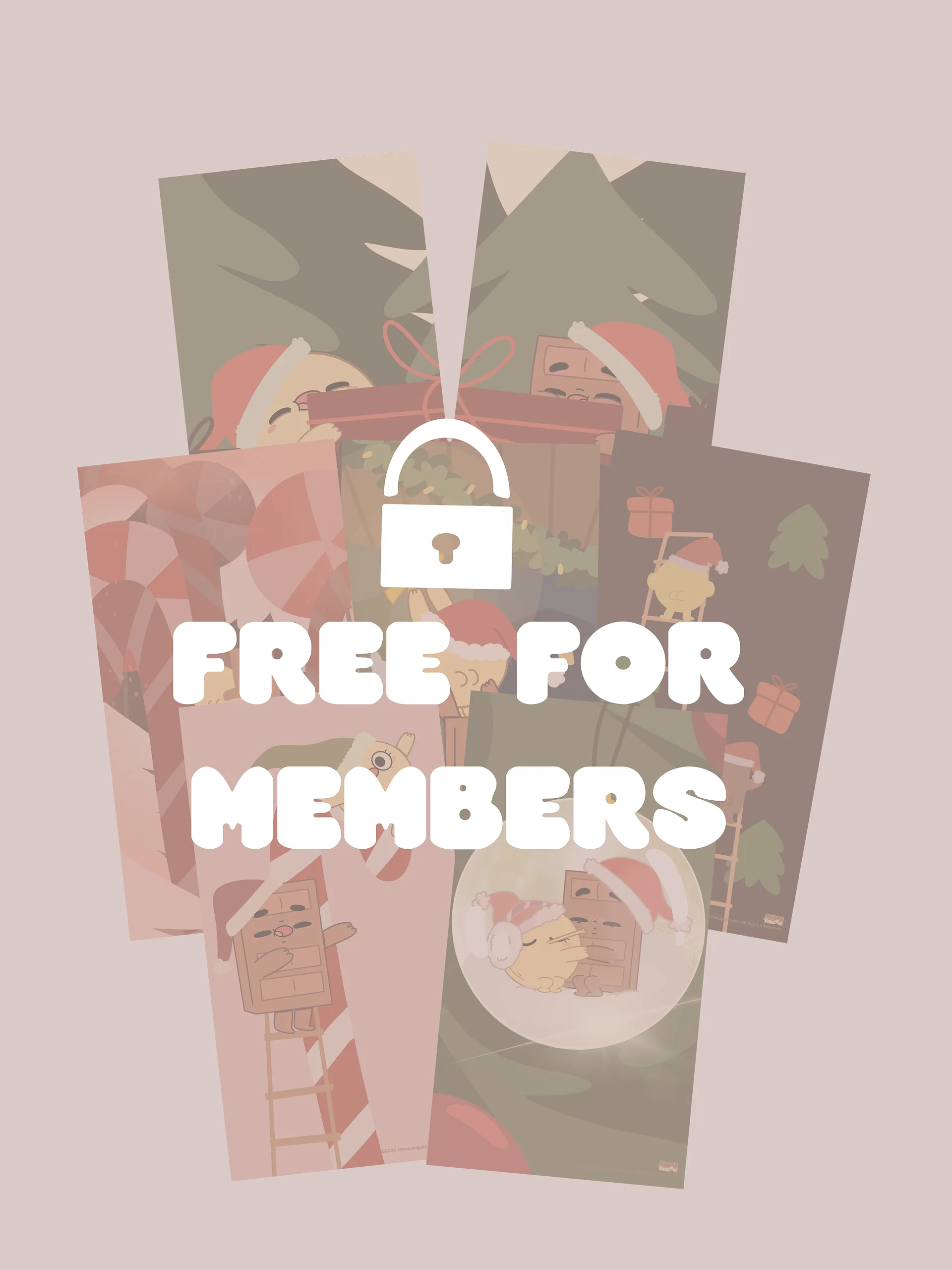 Phone Wallpapers- Christmas Pack (FREE for Cookie Members) product image (1)