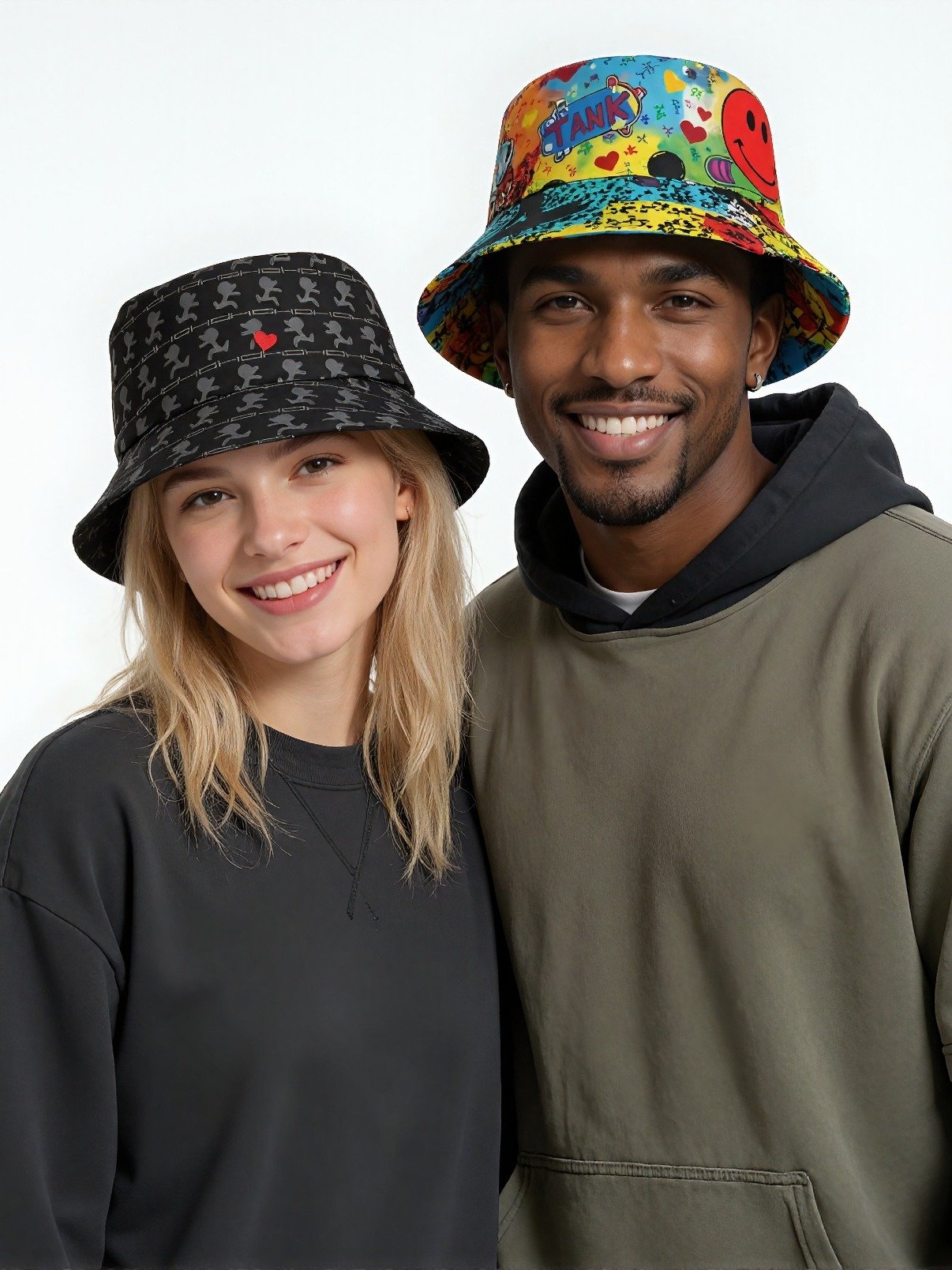 Skaterboy Tank // Street Art Graffiti Bucket Hat product image (1)