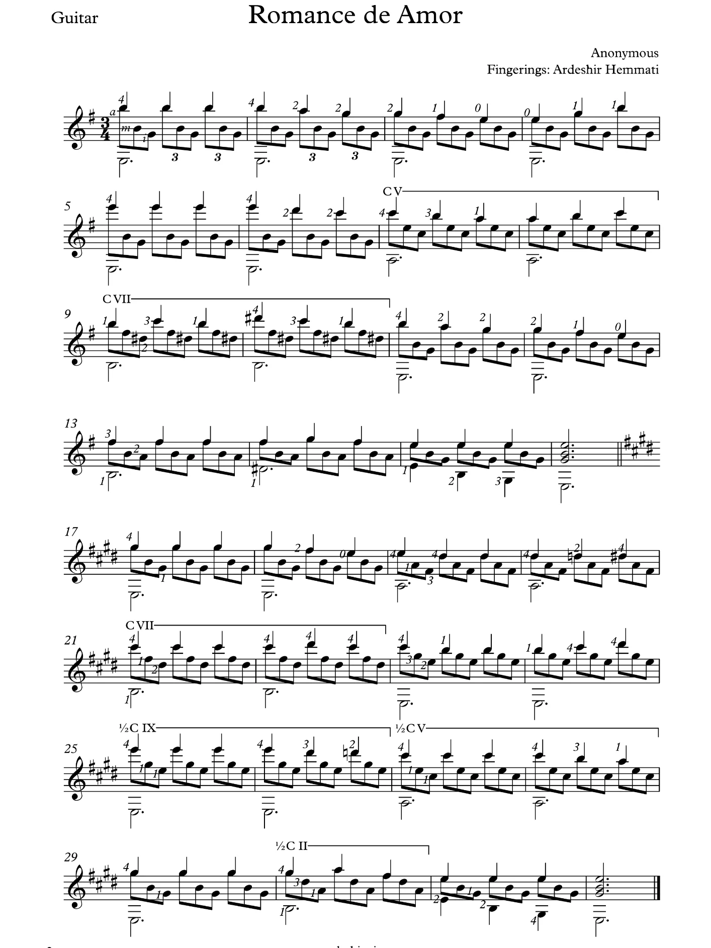 10 Easy Romantic Songs For Guitar product image (4)