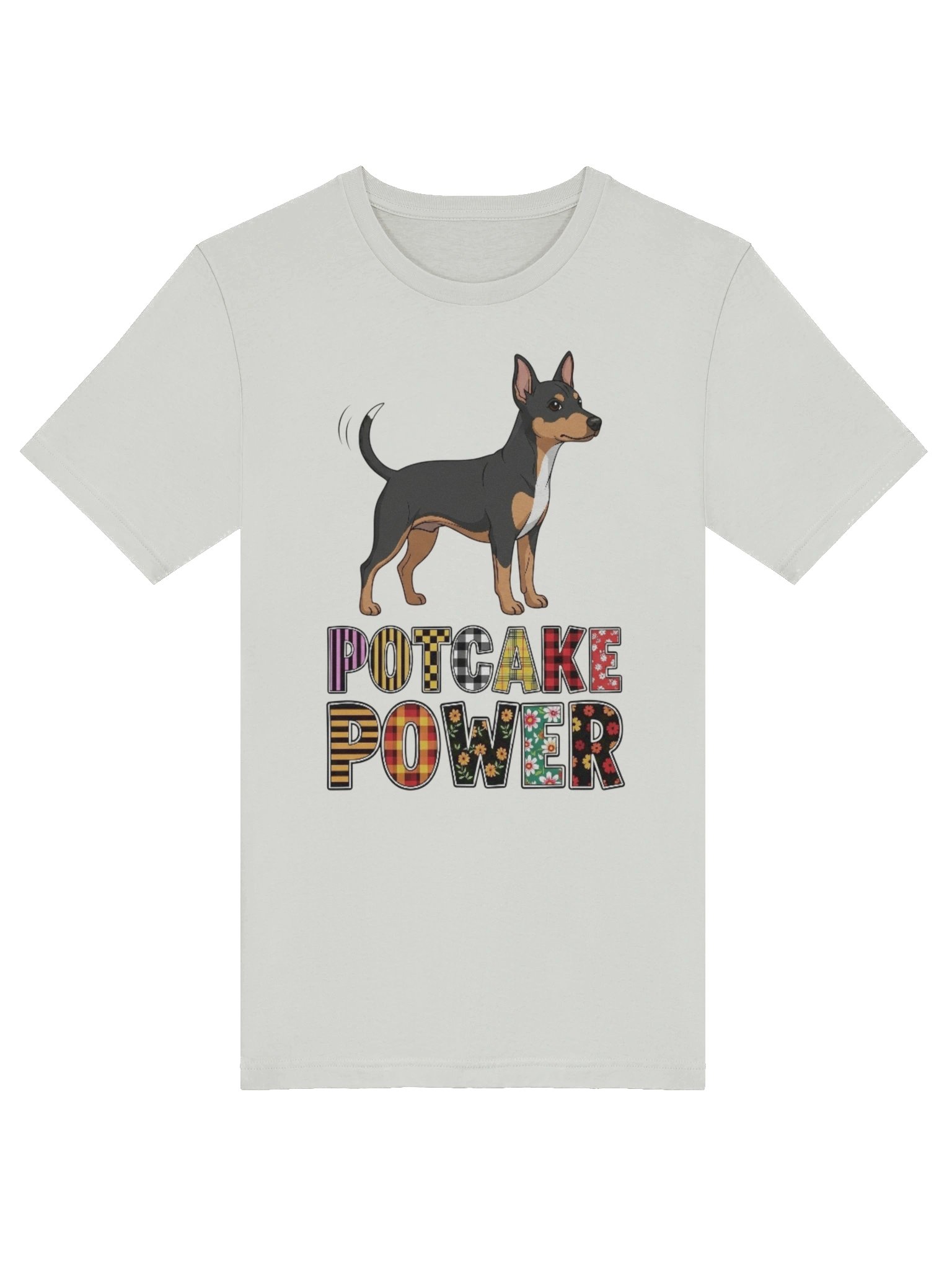 Potcake Dog Power - Caribbean Rescue Dog with Patterned Text product image (5)