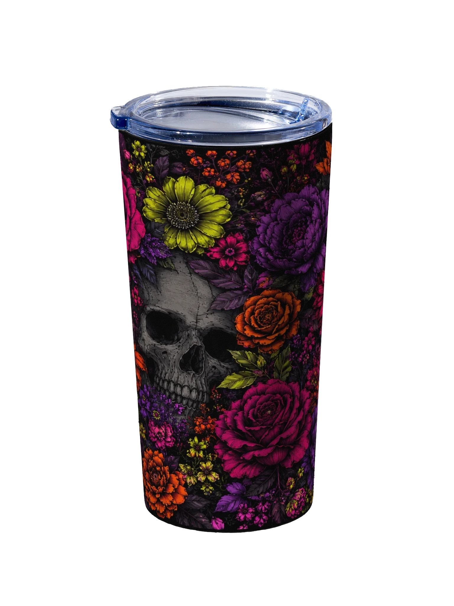 Skull + Floral Tumbler product image (2)