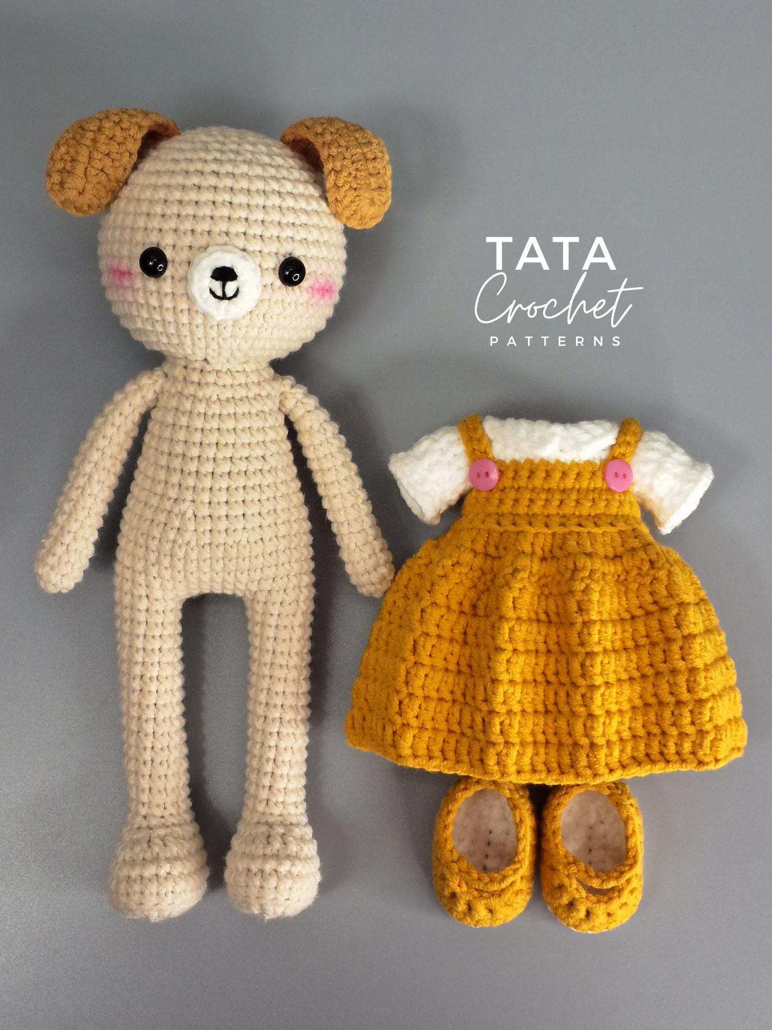 Daisy the Joyful Pup – Amigurumi Dog Crochet Pattern | Digital Download PDF product image (5)