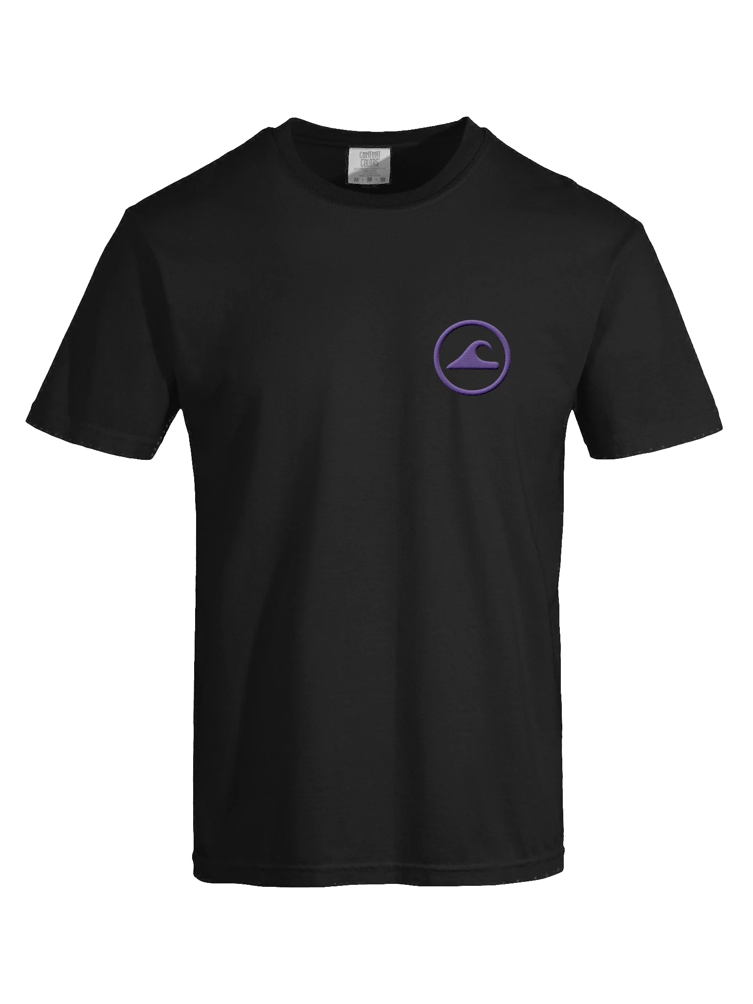 Embroidered Wave Rider Comfort Colors Garment-Dyed Heavyweight T-Shirt (Midnight) product image (7)