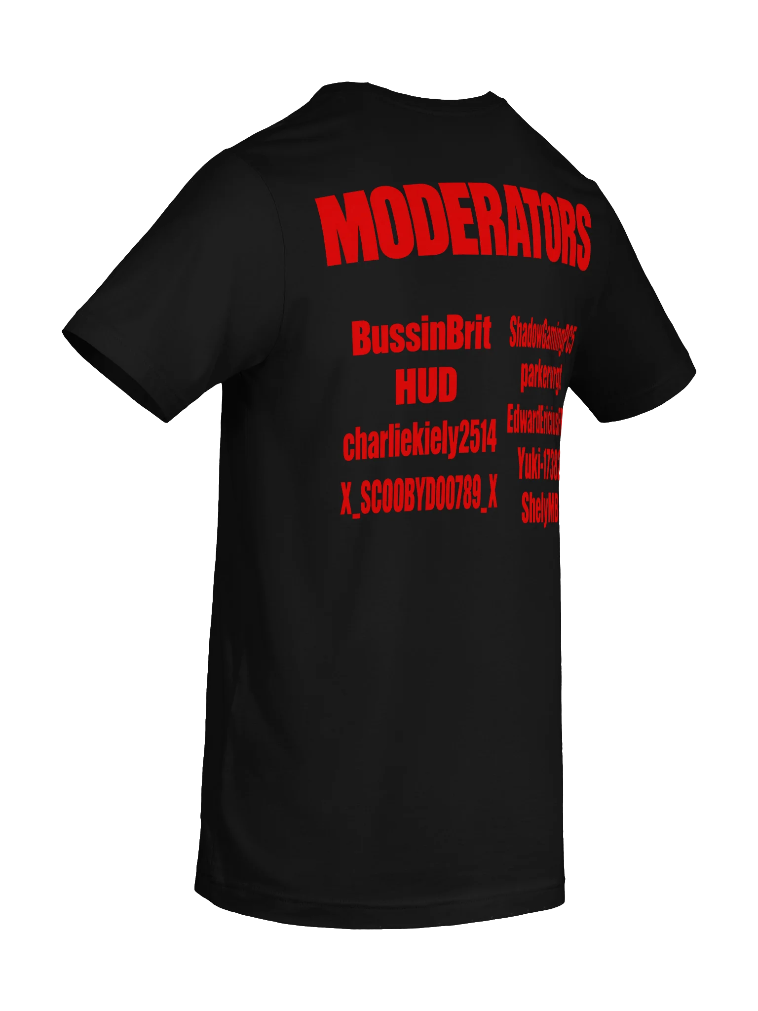 Crew 202 "Moderators" ADULT Black T-Shirt product image (8)