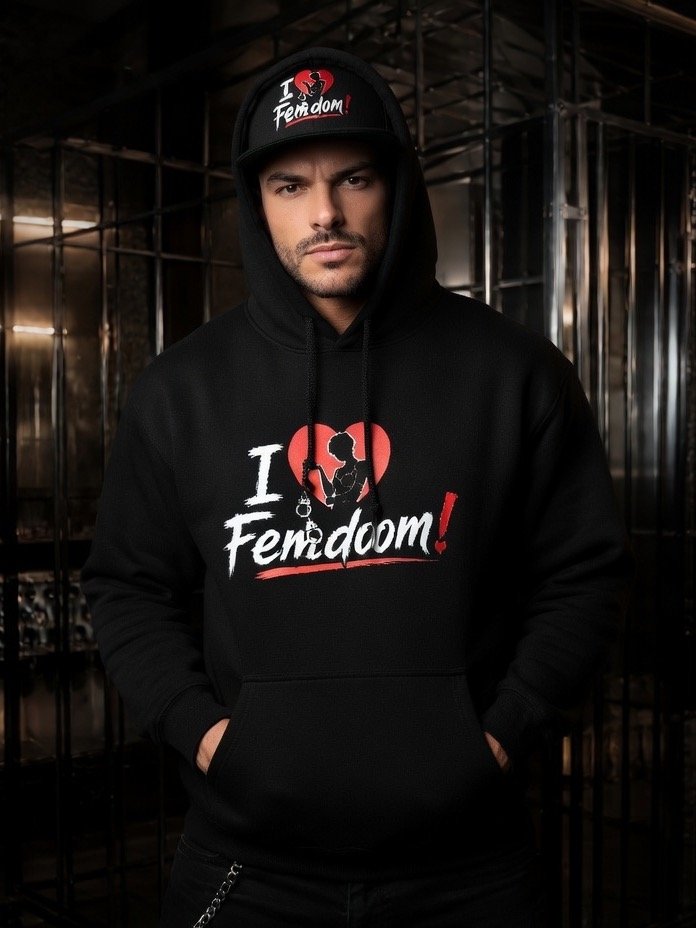 I Love Femdom! – Gothic Streetwear Hoodie product image (1)