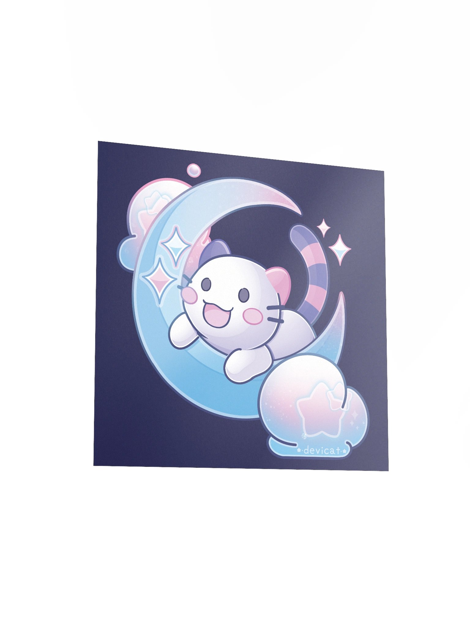 CandiCat on the Moon 2025 Print product image (3)