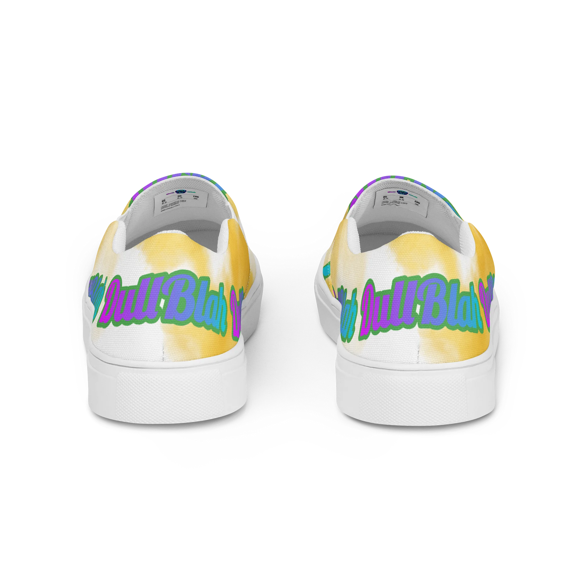 Women's "Sick Skull" Premium Slip-On Canvas Shoes product image (4)