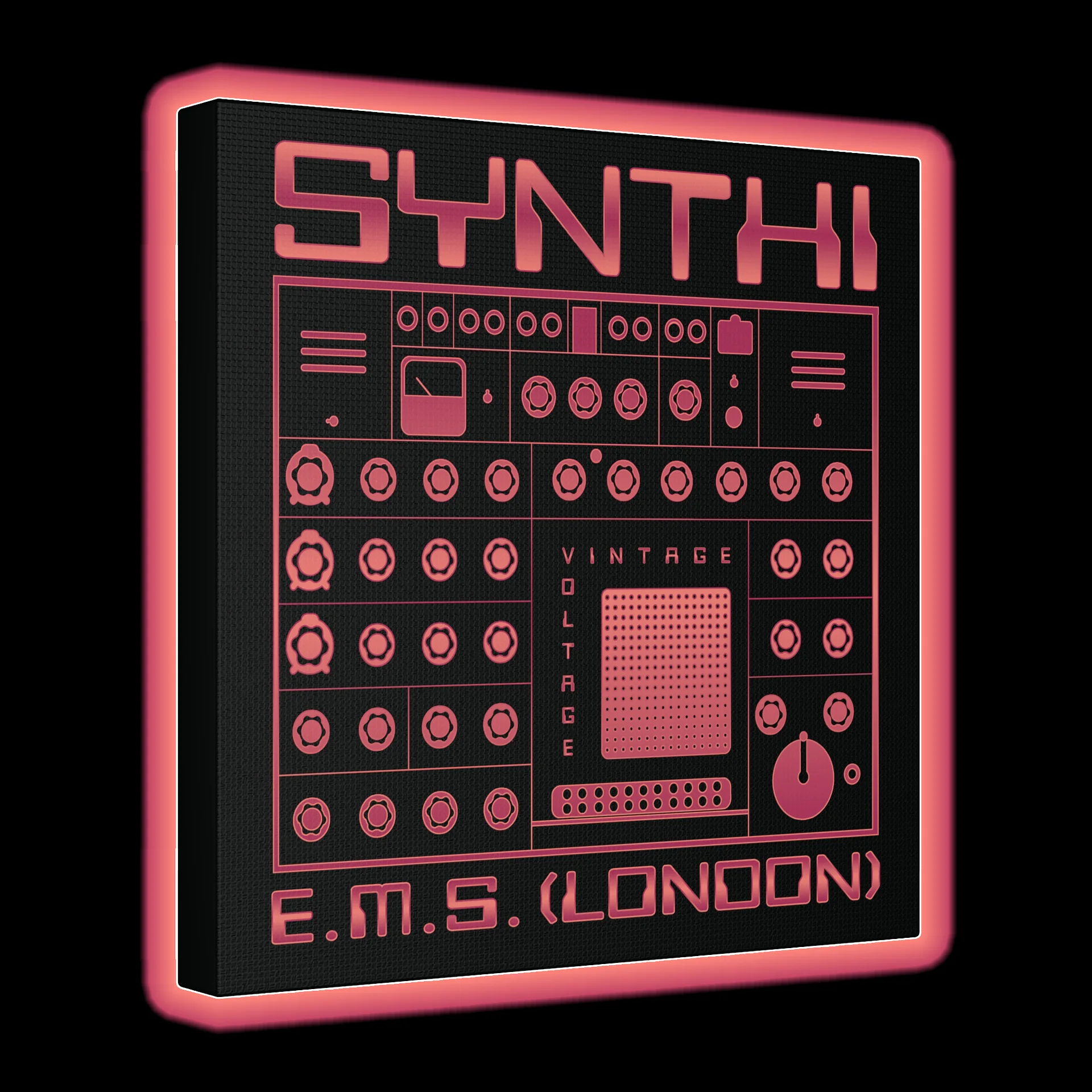 EMS Synthi Canvas Wall Art - AKS VCS3 Electronic Music Studios (Vintage Analog Synthesizer) product image (6)