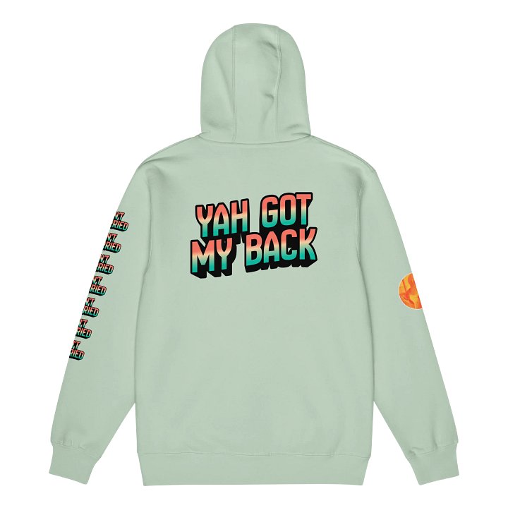 Ain't Worried (Yah Got My Back) - Premium Full Zip Hoodie product image (1)