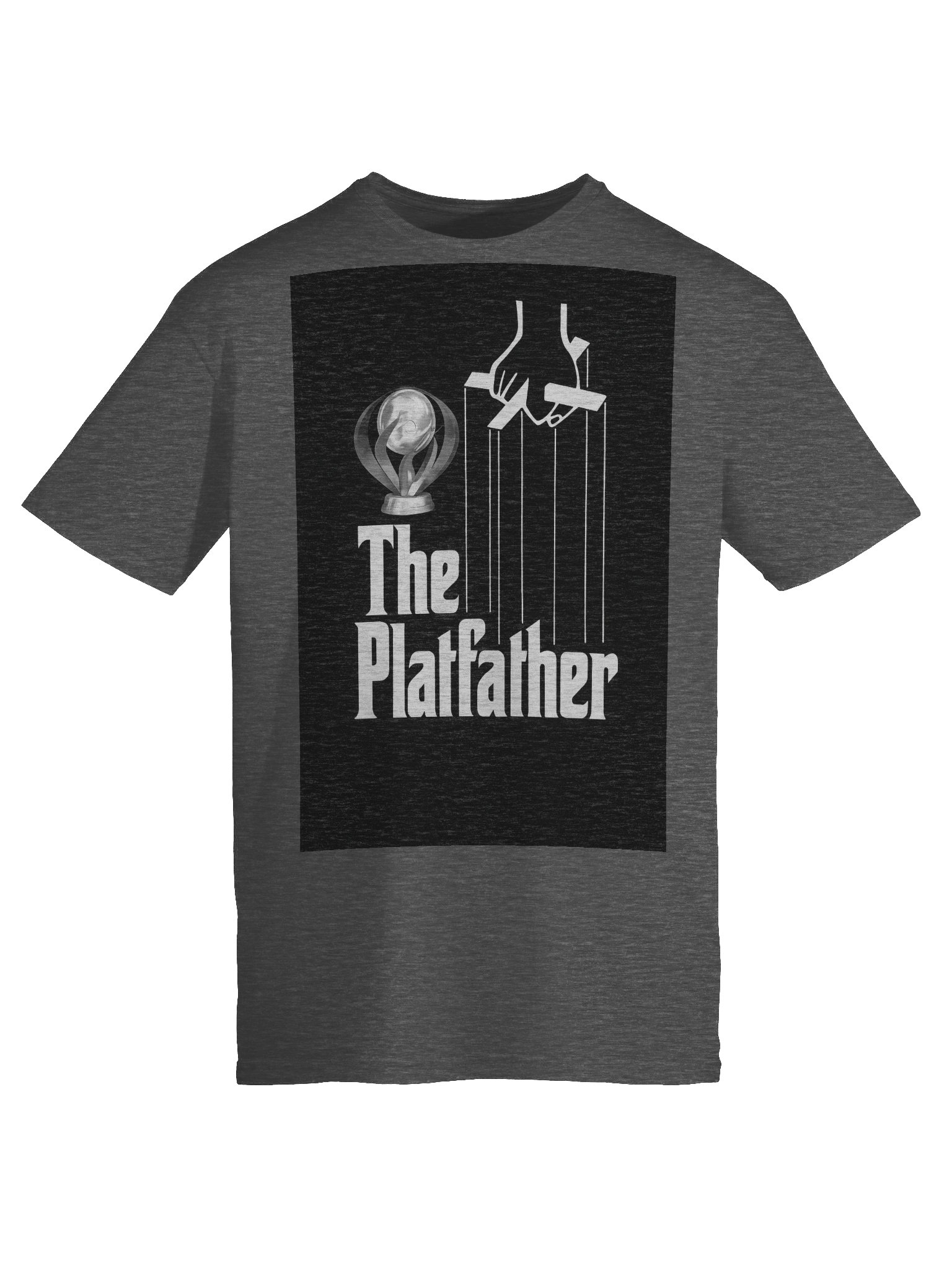 The Platfather T-Shirt | Platinum Trophy Gamer Parody | Mafia Movie Poster Style product image (9)