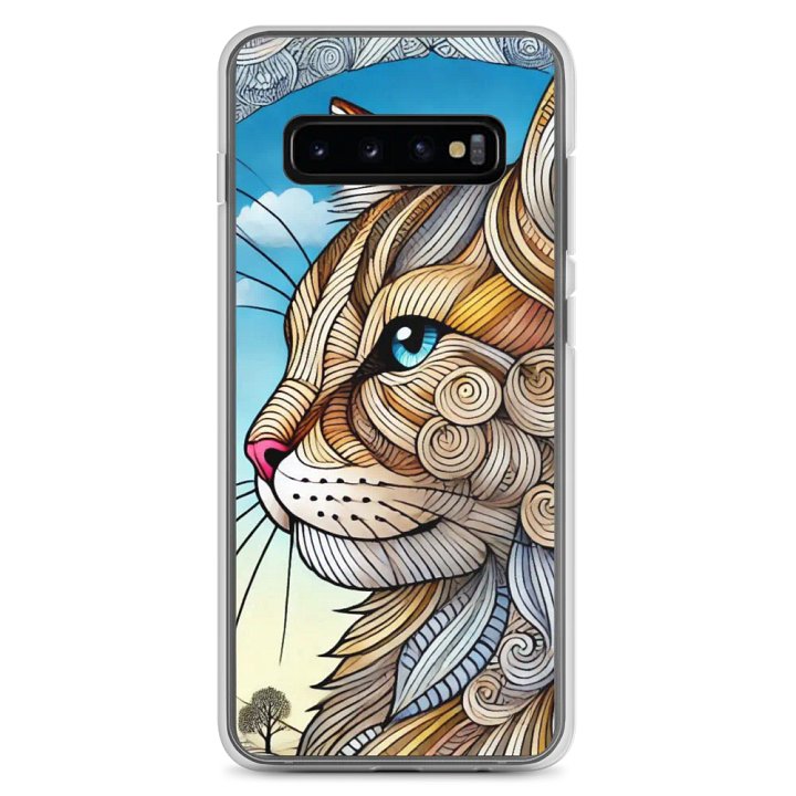 Whimsical Cat Dreams Samsung® Case | AI Design cat product image (8)