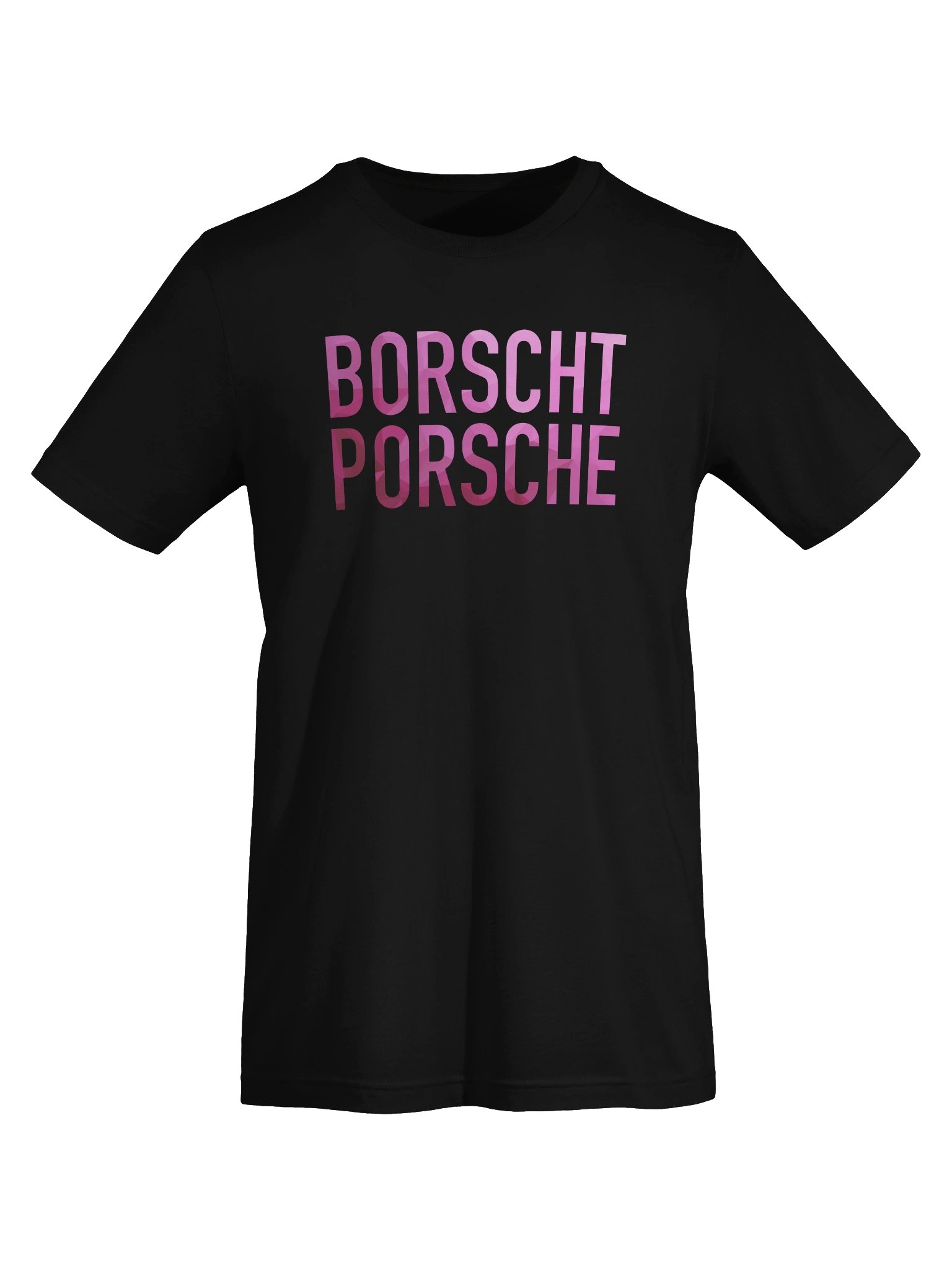 Classic Pink Borscht Porsche T-Shirt (black) product image (5)