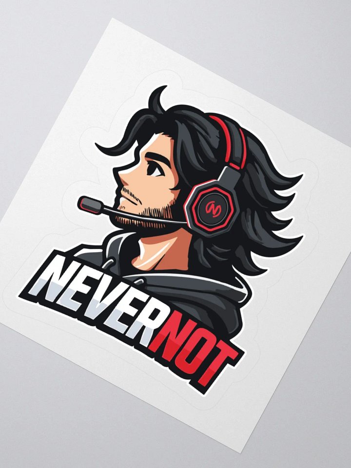 NEVERNOT Gaming Stickers - Full Logo product image (2)
