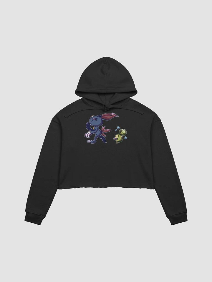 Sneasel and Budew - Fleece Crop Top Hoodie product image (13)