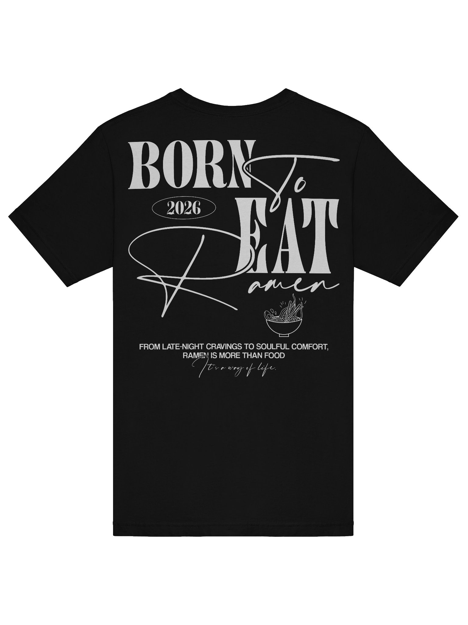 Typography Comfort T-Shirt Dark product image (6)