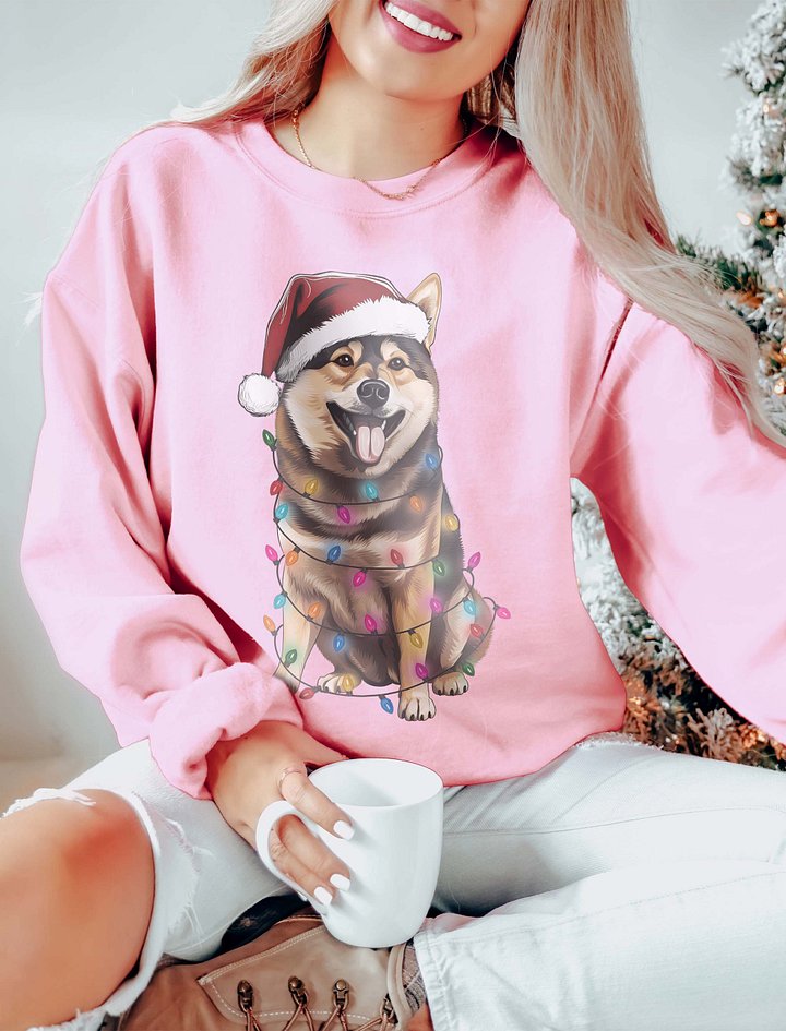 Funny Shiba Inu(Tricolor) Christmas Sweatshirt for Shiba Inu Paw-rents product image (11)
