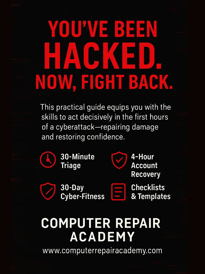 I've been HACKED - Now What? Ebook product image (2)