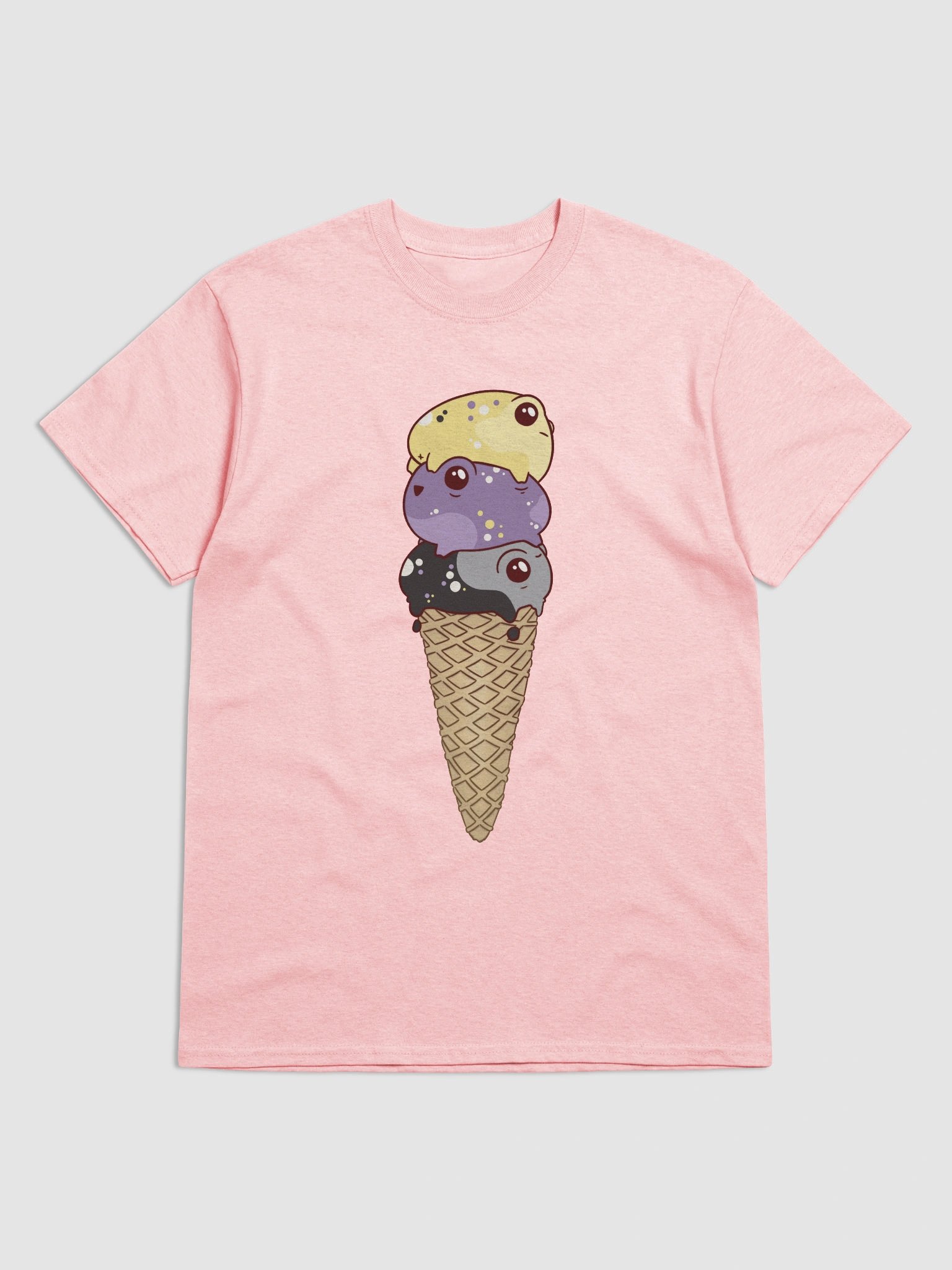 t-shirt : pride-cone non-binary product image (1)