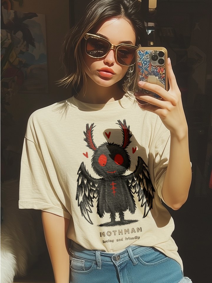 Mothman Shirt Cute Cryptid Tee product image (1)