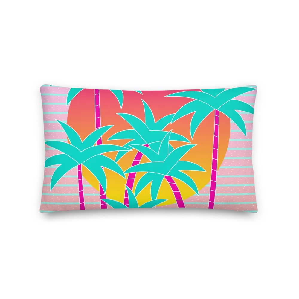 Hello Miami Sunset Throw Pillow product image (4)