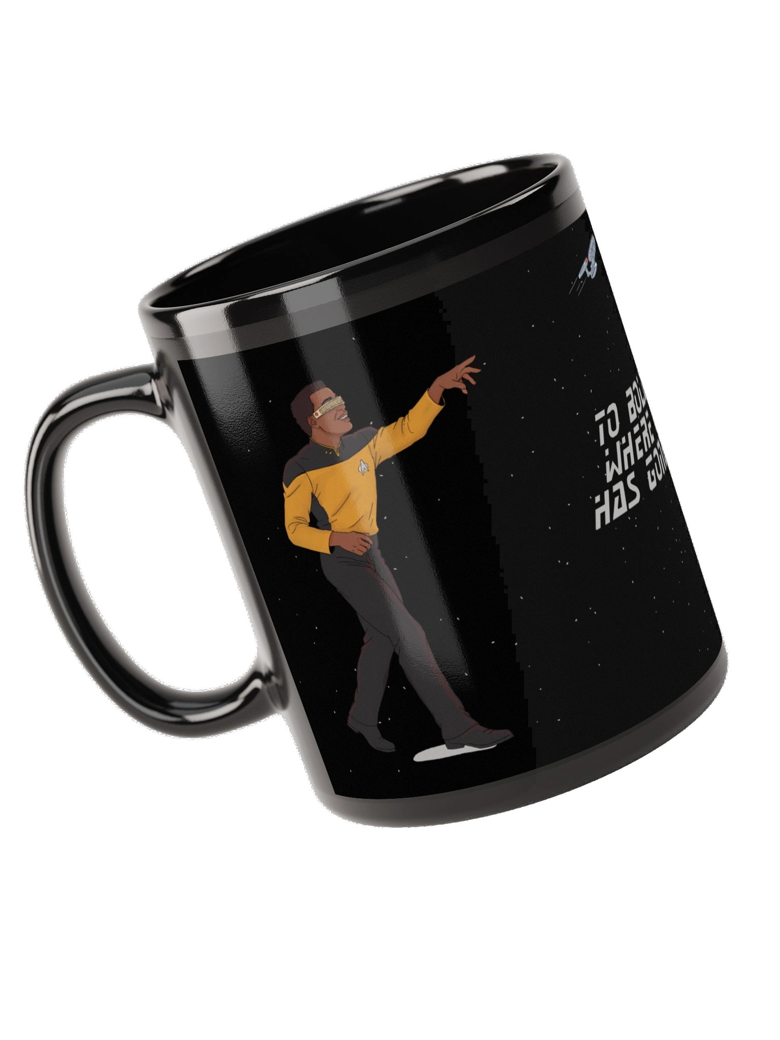 A Friendly Test Flight Mug - Black product image (5)