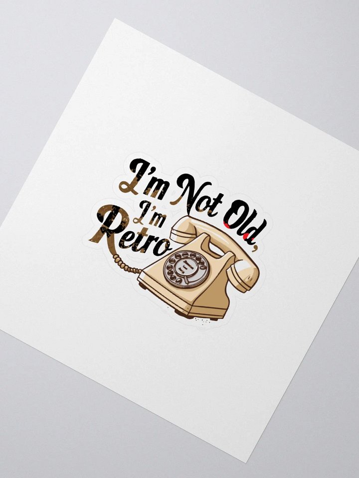Vintage Telephone Kiss Cut Stickers product image (5)