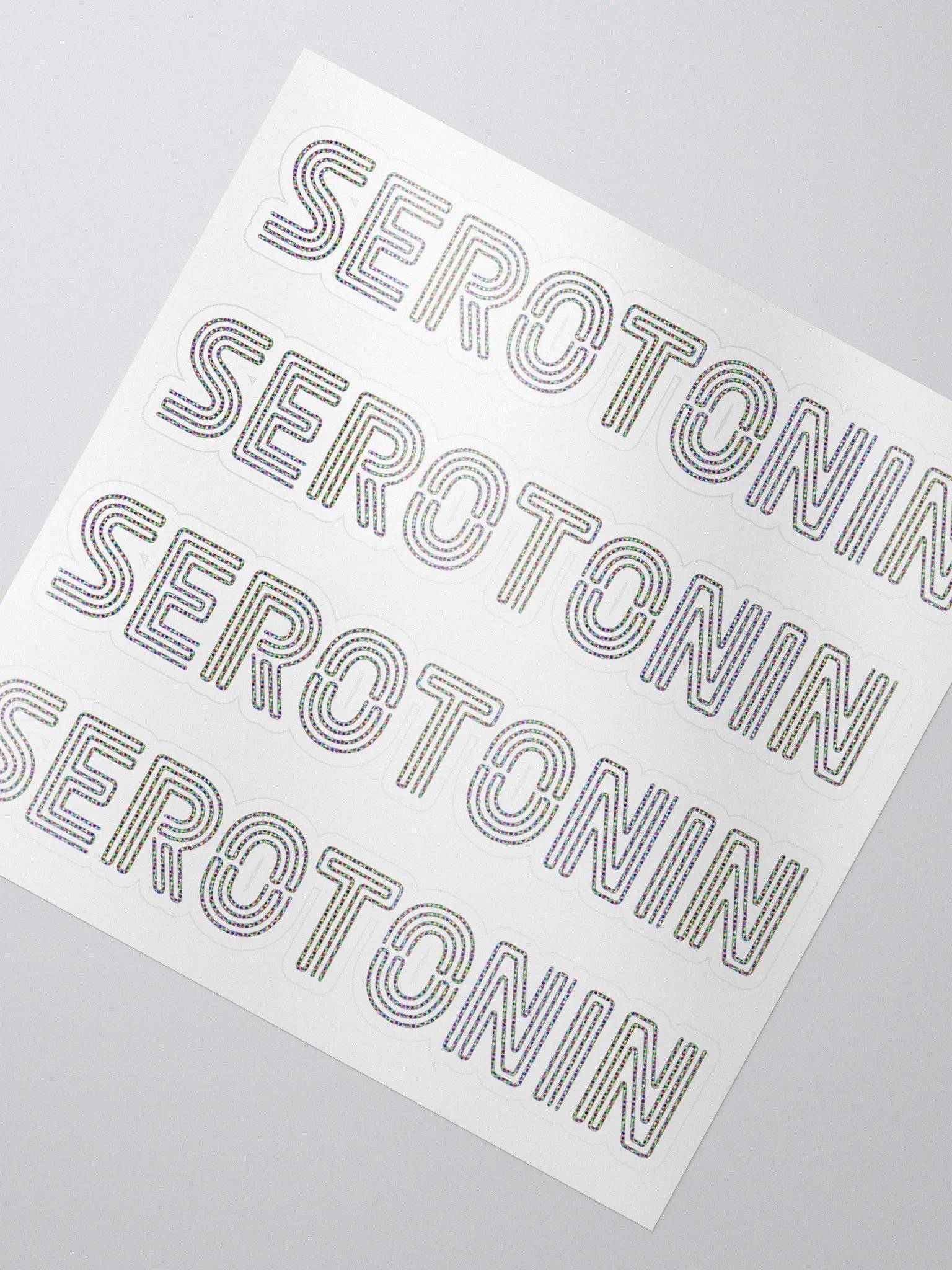 Serotonin Sticker Sheet product image (1)