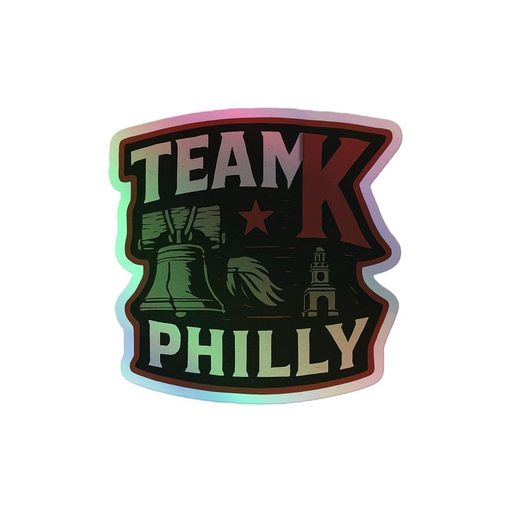 Team K Philly HOLOGRAPHIC" STICKERS product image (2)
