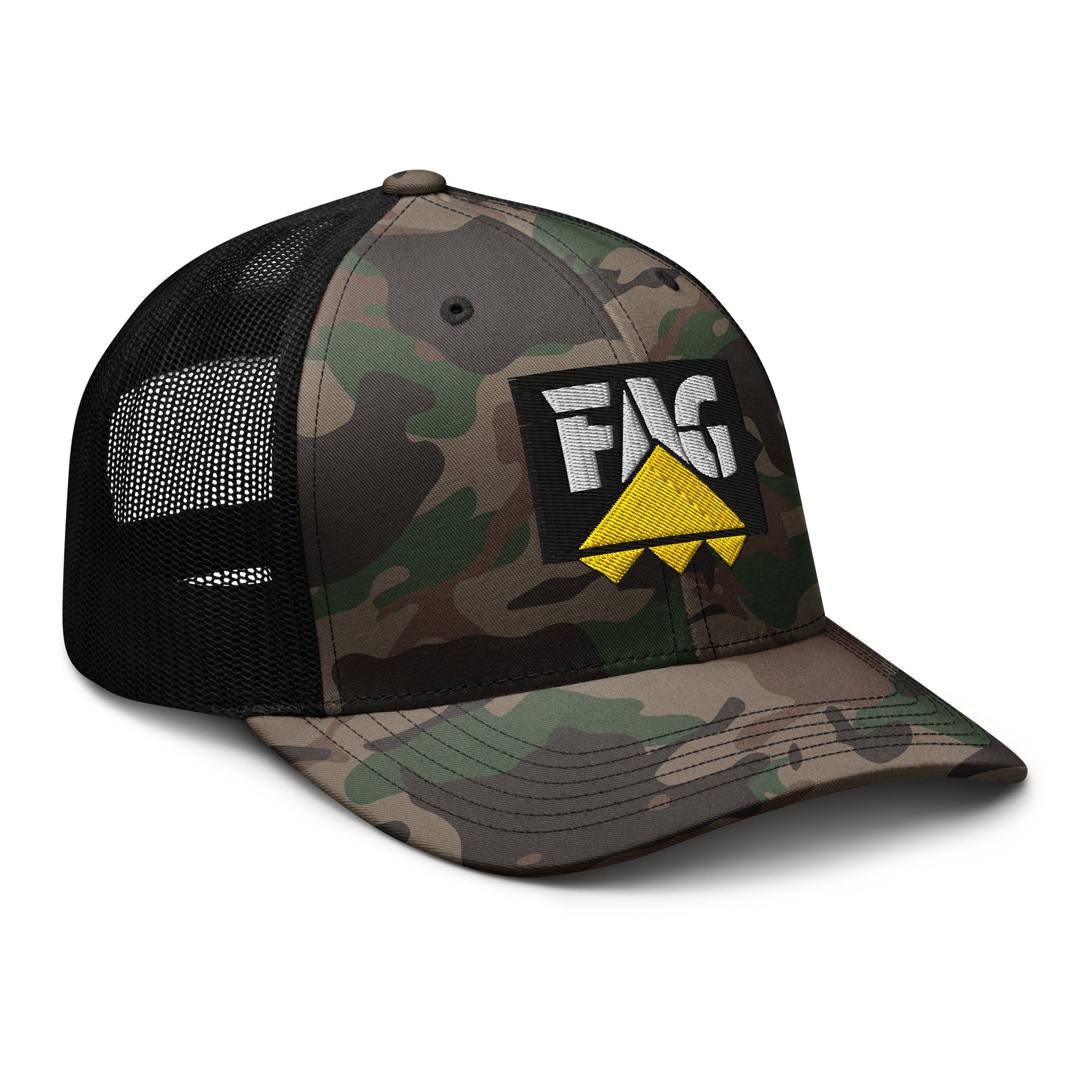 HIGH TECH RED NECH GAY RNC CAMO TRUCKER HAT product image (6)