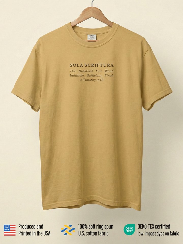 Sola Scriptura Tee | Heavyweight product image (1)